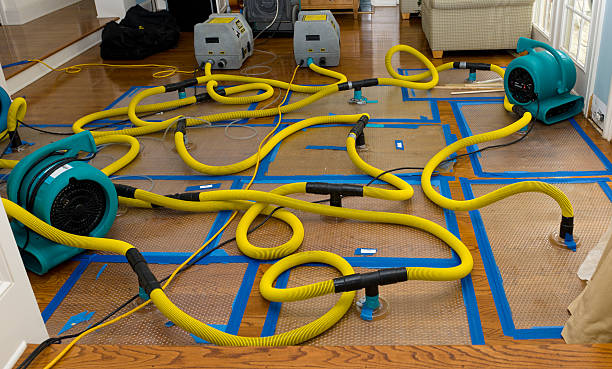 Professional Flood Damage Restoration technician working in Offutt AFB, NE
